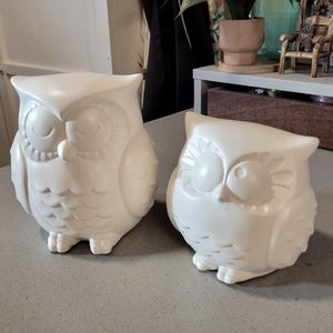 Hallmark Owl Set Ceramic Mother and Baby